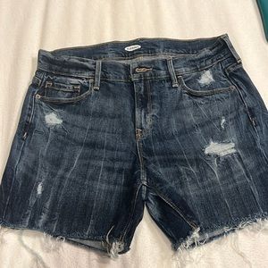 Old Navy Distressed Jean Shorts Size 6